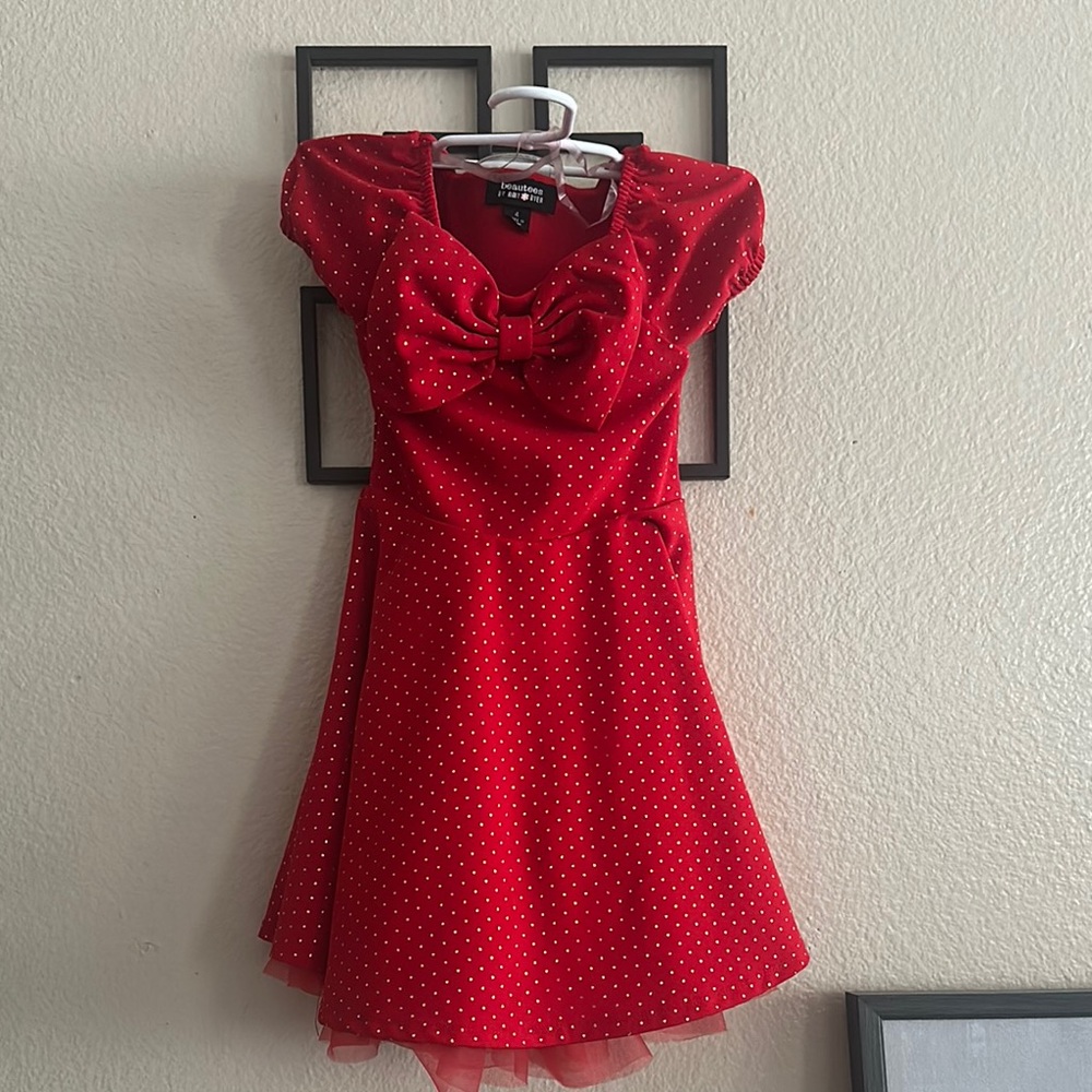 Red fancy dress